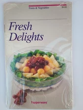 Vintage 1994 Tupperware Fresh Delights: Fruits and Vegetables Color Recipe Guide