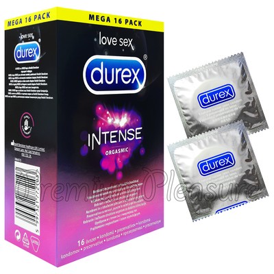 Durex Intense Condoms Orgasmic Stimulating Ribbed Dotted Mega Pack Of 16 Ebay