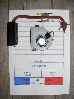 Ventilateur & dissipateur pour ASUS X53S-K53S - Photo 1/4