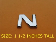 2012-2019 NISSAN NV1500 NV2500 NV3500 REAR GATE N EMBLEM LOGO BADGE SIGN A37913