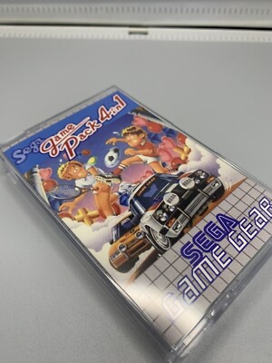 Sega Game Gear Cartridge mit Custom Box Sega 4 in 1 Gamegear