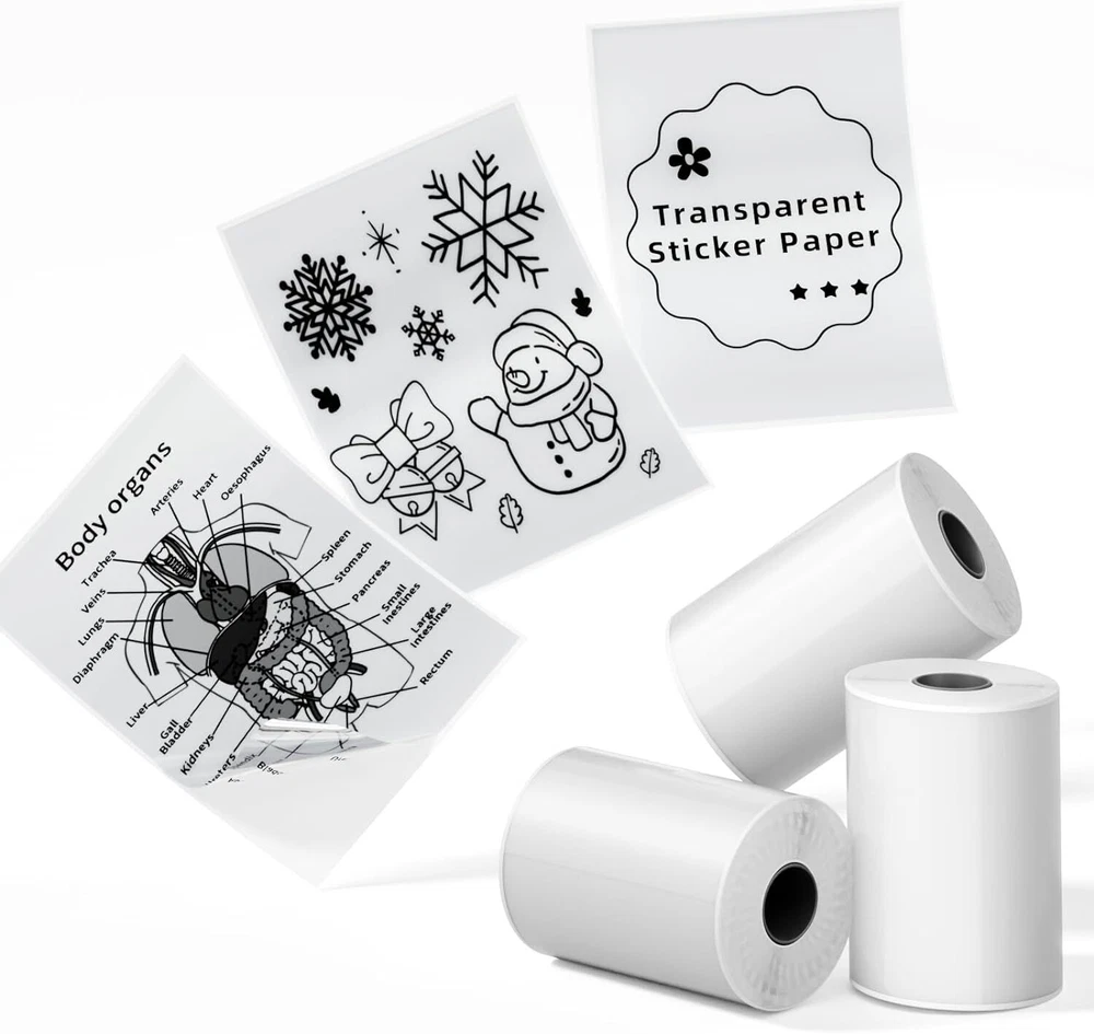 M02S Pocket Bluetooth Thermal Printer - 300dpi HD Photo & Label Maker