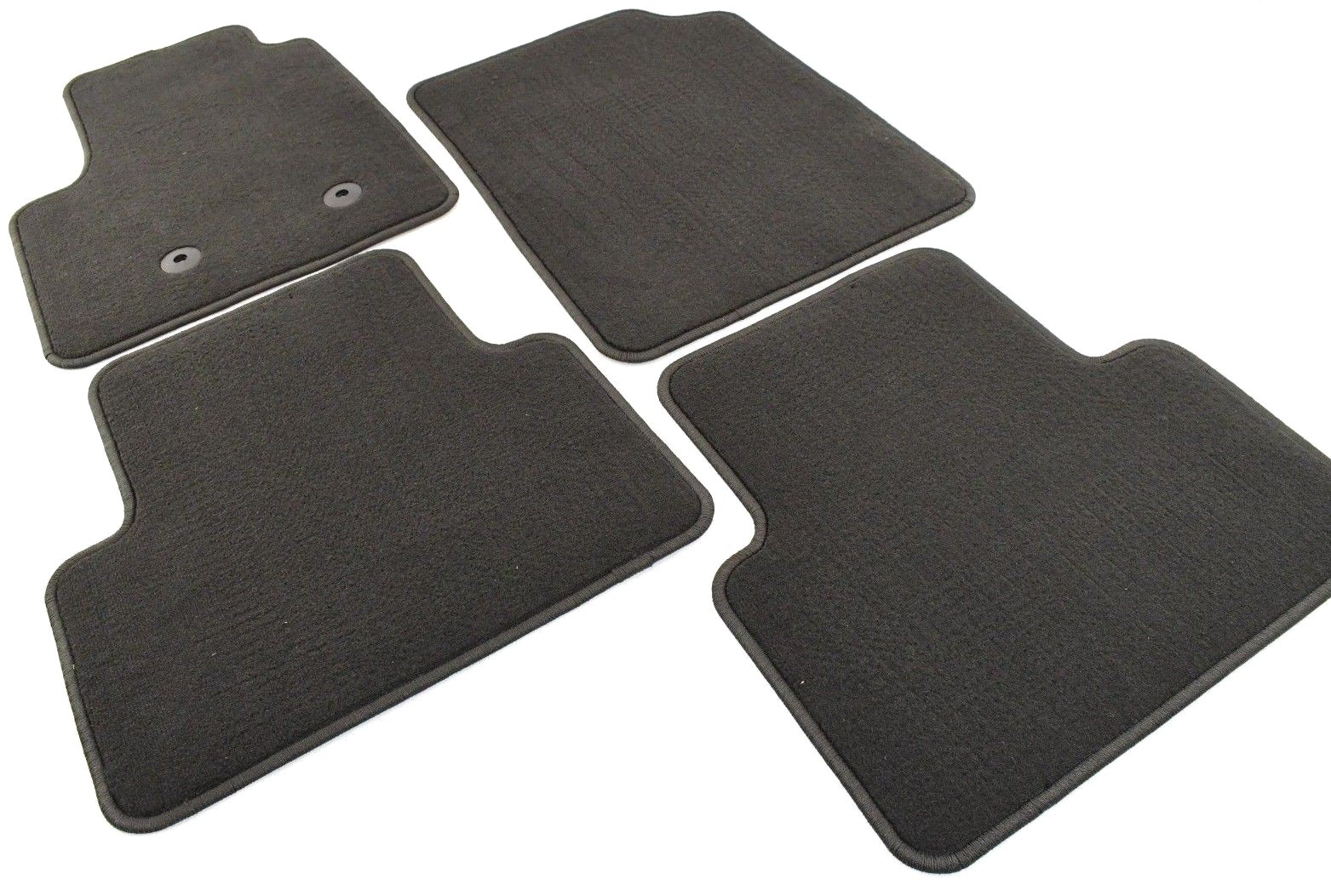 OEM Jaguar X-type Gray Floor Mat Set Front & Rear Carpet Genuine 
