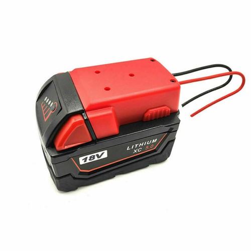 New Battery Adapter For Milwaukee M18 XC 18V To Dock Power 2 Wirings Output QS - Picture 13 of 16