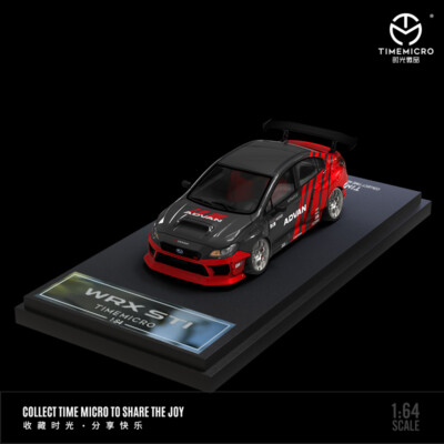 TIME MICRO 1:64 Scale WRX STI Oil/Advan Diecast Model Car