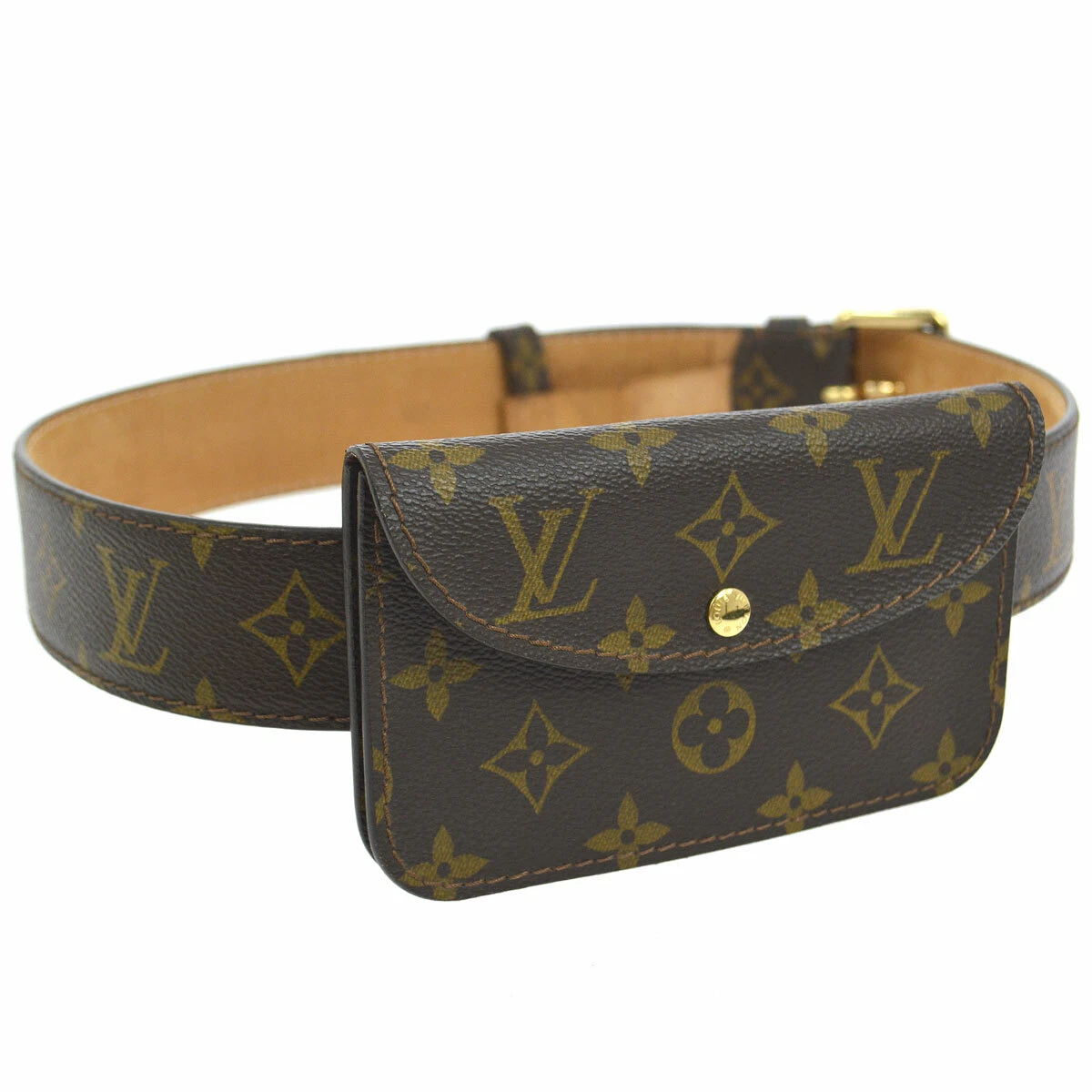 LOUIS VUITTON CEINTURE POCHETTE BELT BUM BAG PURSE MONOGRAM VINTAGE  AK38341c