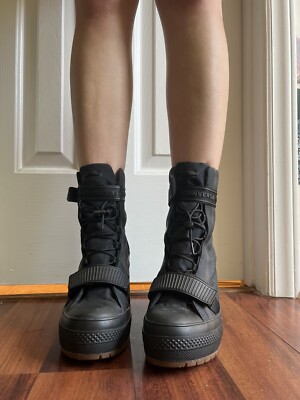 Converse Chuck Taylor All Star GR82 Platform Boots Black 563468C
