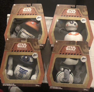 Star Wars Galaxy's Edge Trading Outpost Customizable Droid Complete Set Of 4