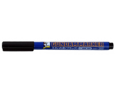 Mr.Hobby GM01 Gundam Marker Black Fine Tipp Modell