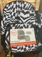 backpack kids wonder nation 3 piece with lunch box and accessorie kid. Brand new
