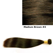 Honey Brown 4 Silky Straight Sew In Hair Weave Extension 100 Human Ali Bundle