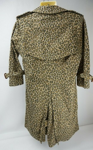 R13 Leopard Raglan Trench Coat Women's Size XS Extra Small - Bild 3 von 6