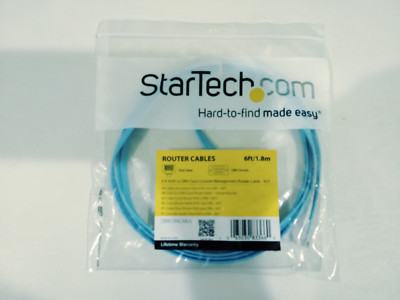 StarTech 6 ft. RJ45 to Serial DB9 Cisco Console Management Router Cable-M/F