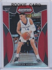 TYLER HERRO ROOKIE CARD PRIZMS RARE RED VARIATION Basketball RC Kentucky Heat