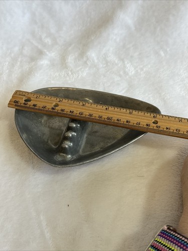Vintage Coors Recycled Aluminum Ashtray 6 1/4" Long - Picture 6 of 6