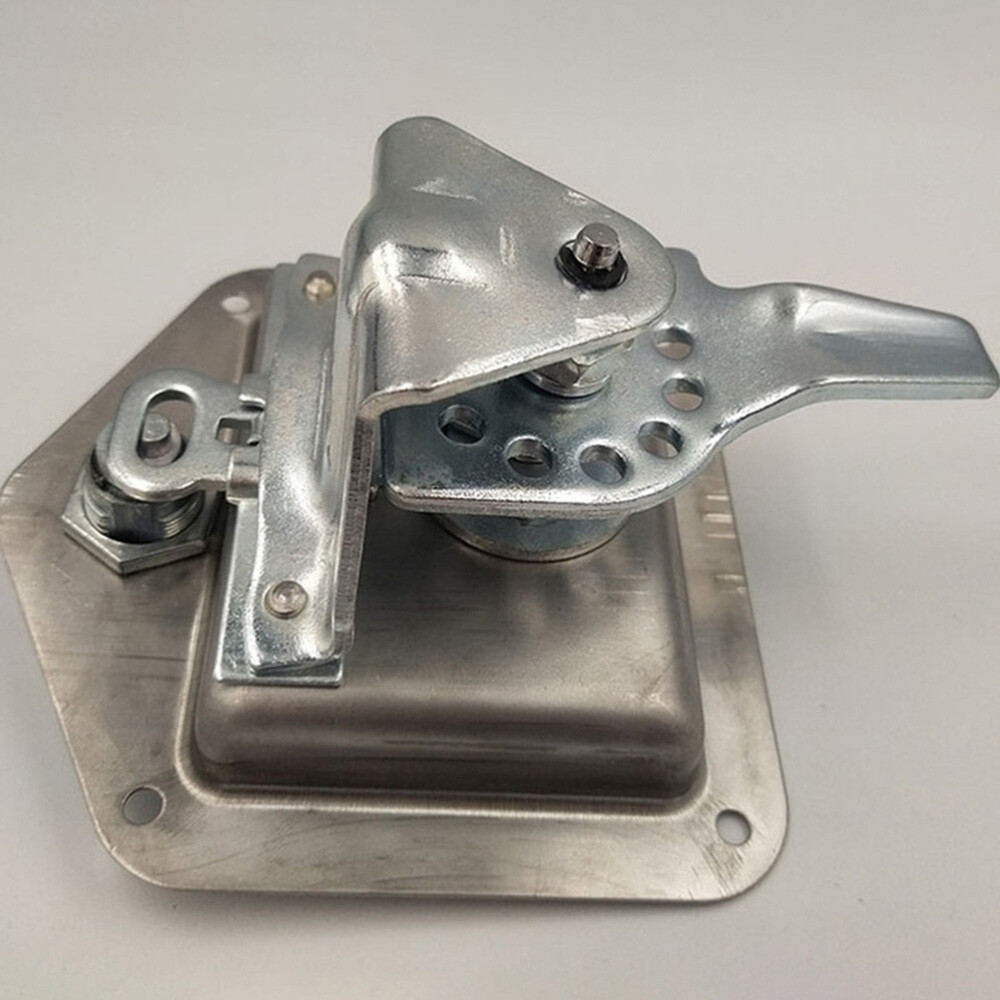 1 Set Trailer Tool Box Latch Stainless Steel T-Handle Lock with 2Pcs Keys