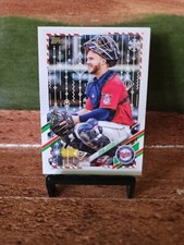 2021 Topps Holiday #HW47 RYAN JEFFERS Real Logo Rookie Card RC Minnesota Twins. rookie card picture