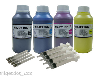 4x250ml ND  Non-Oem Pigment ink for 125 WorkForce WF3540 WF-7010 WF-7510 WF-7520