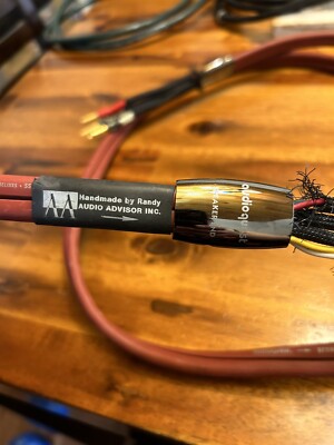 High End audioquest Bedrock Speaker Cable Handmade By Randy Audio Advisor Inc