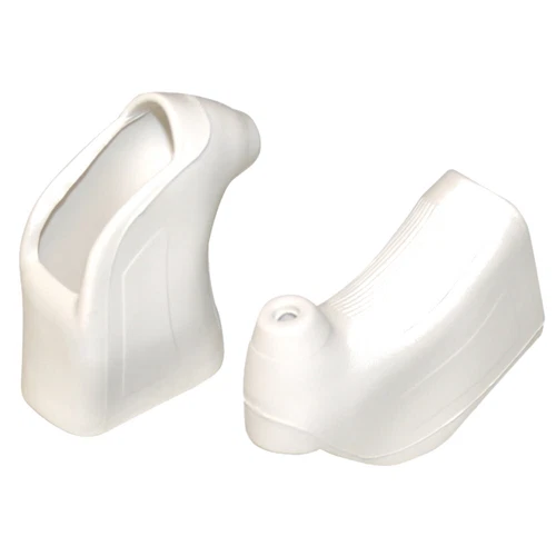 BRAKE LEVER HOODS PAIR WHITE BIKE VINTAGE FIXIE ROAD FITS CAMPAGNOLO SHIMANO