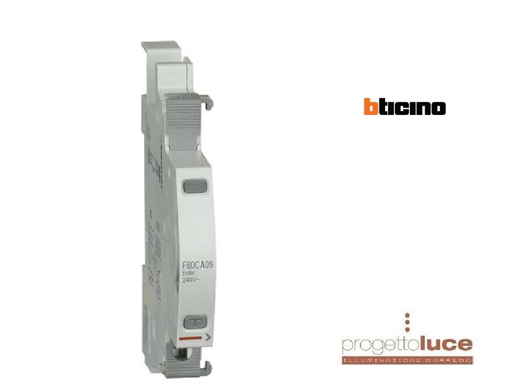 BTICINO btdin contatto aux 1NO/NC 0.5M NUOVO F80CA05