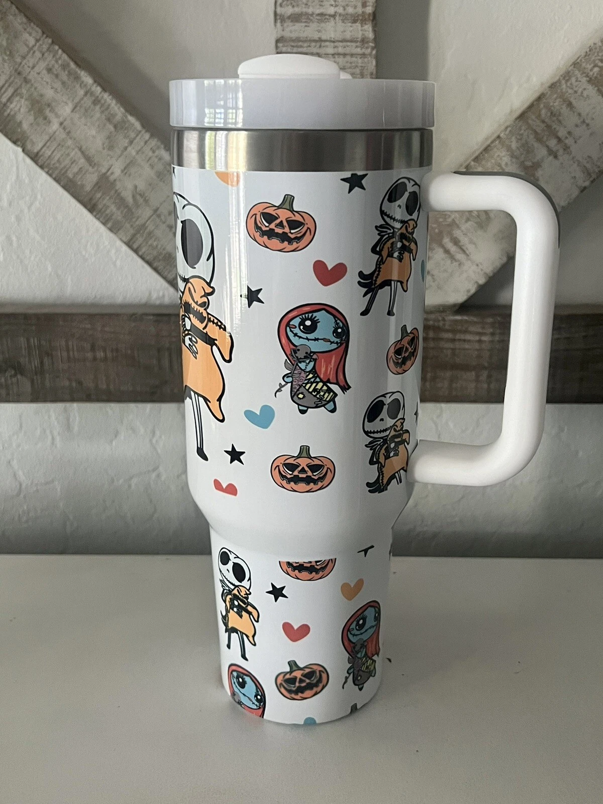 Nightmare Before Christmas Jack And Sally 40oz Tumbler