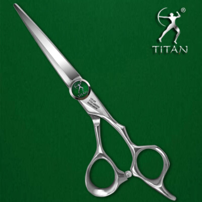   Friseurschere Haarschere TITAN Modell ''green''  6.0 zoll Hitachi C440 Stahl
