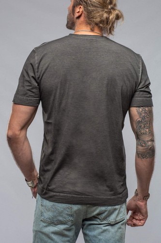 York Crew Neck in Charcoal - Picture 4 of 5