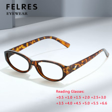 Unisex Oval Small Frame Anti Blue Light Retro Reading Glasses Clear Lens Glasses
