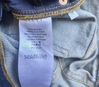 GUCCI⚡️"LA" embroidered patch logo ink stamp faded denim skinny jeans size 25 — photo 6