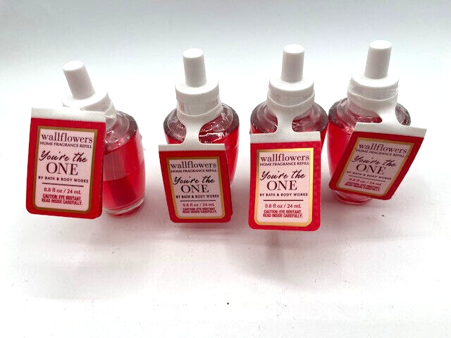 x4 Bath & Body Works You're The One Wallflower Refill Bulb Lot