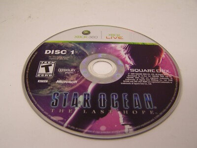 Star Ocean: The Last Hope (Microsoft Xbox 360, 2009) Disc Only