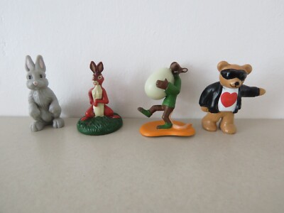 Weetos Toys x4 Pepper Rabbit, Hazel, Fetcher & Secret Heart Teddy 1996-2000