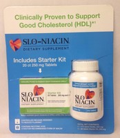 Slo-niacin, 500mg Tablet, 175 Count + 20 Tablets A Starter Kit - D34 Slo-niacin, 500mg Tablet, 175 Count + 20 Tablets A Starter Kit - D34