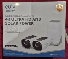 eufy S330 eufyCam 3 2-Cam Wireless SOLAR Kit, Inc AV HDD **NO MONITORING FEE**