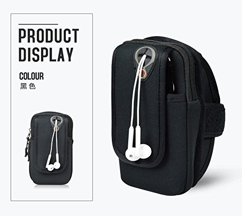 Sports Hiking Exercise Arm Bag Neoprene Mobile Phone MP3 Wallet Holder Package - Picture 2 of 6