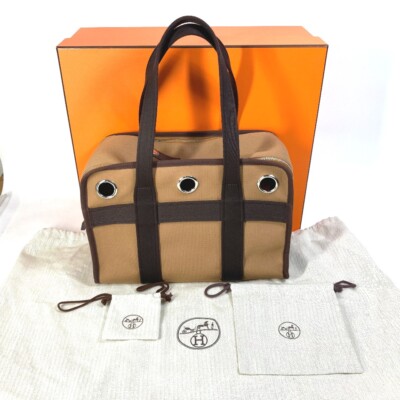 HERMES H800639EK01 Pet Dog Tote Bag for small dogs under 5kg Dog