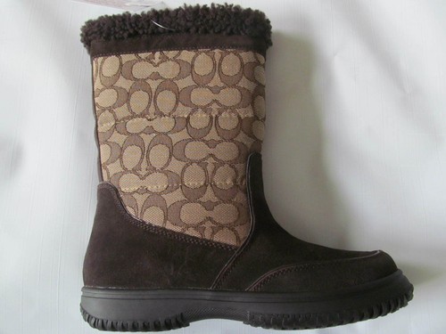 NWB COACH Sherman Brown Womens Boot Size 5.5 - Picture 3 of 10