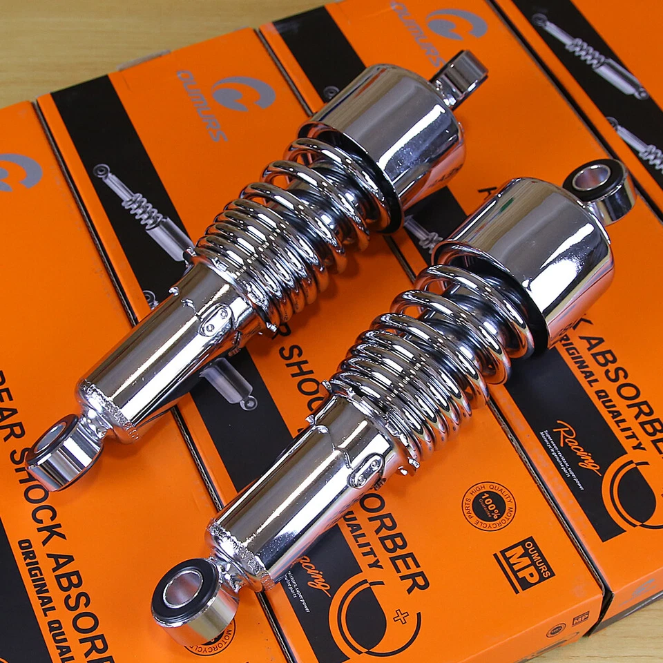 For Harley Touring Road King Street Glide Dyna 10.5'' Rear Air Shock Absorber US - Image 3 of 4