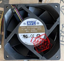 AVC DV12038B48H DC48V 0.95A 120*120*38MM 4-Wire High Airflow Cooling Fan