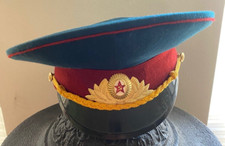 Russische Offizier Milit&auml;rkappe - Alt, selten, rar, gut erhalten!