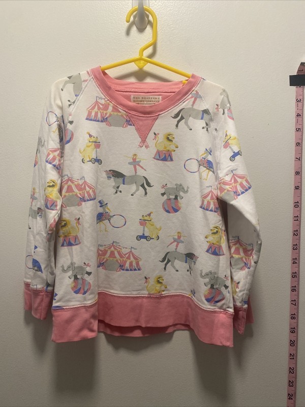 the beaufort bonnet company T.B.B.C. girls size 6 crewneck circus GUC