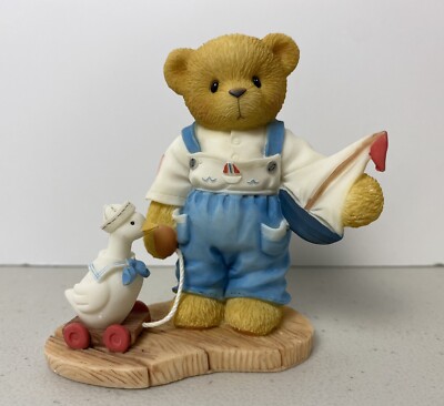 Cherished Teddies~Alex~Cherish the Little Things~Sailor~Boat 368156 Figurine