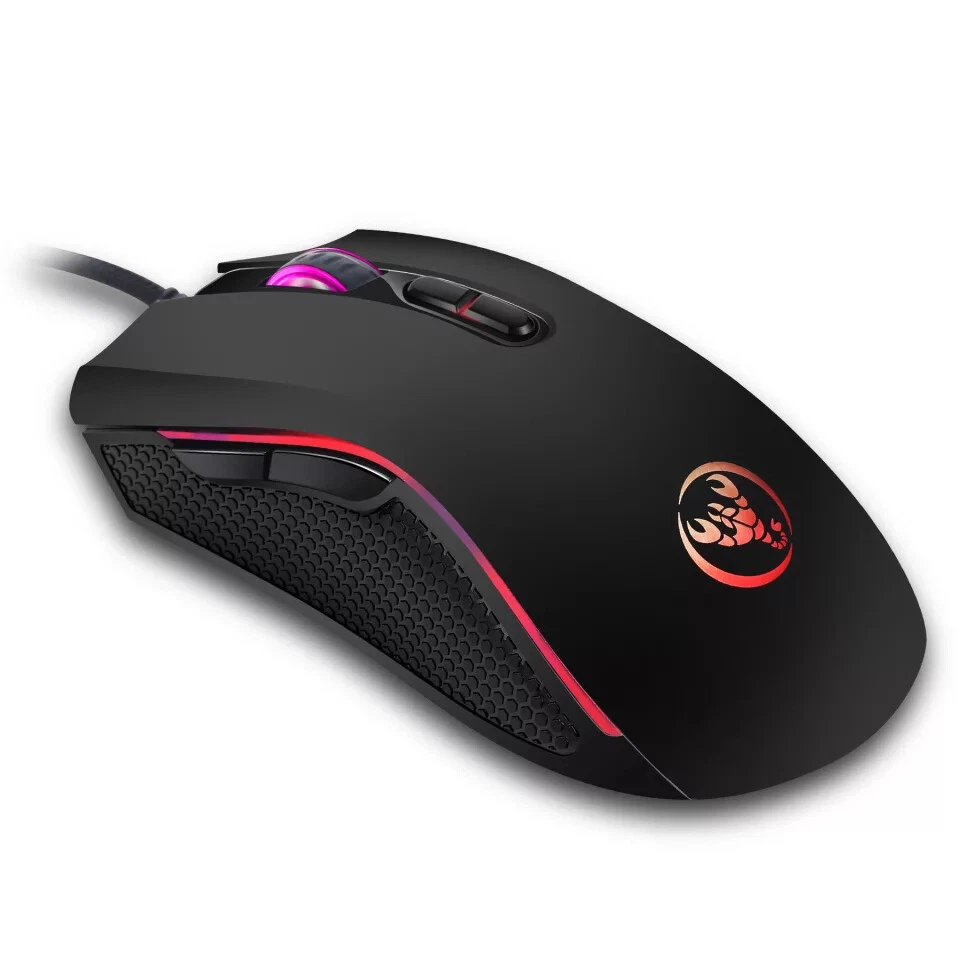 BEST Gaming Mouse 6 Button USB Wired LED Breathing Fire Button 32K DPI Laptop PC - Image 4 of 4