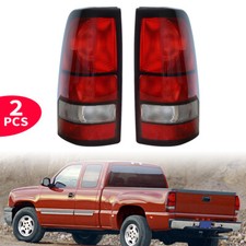 2pcs Tail Lights For 1999-2002 Chevy Silverado 1500 2500 99-03 Gmc Sierra Lh Rh