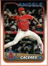 Kelvin Caceres 2024 Topps RC Series 2 Two Card Lot
