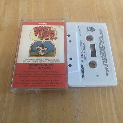 Monty Python - Live At City Center (Audio Cassette) Arista Comedy Rare US Import