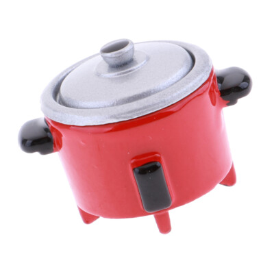 Dollhouse Miniature 1:12 Scale Pot Rice Cooker Cookware Kitchen Kitchenware