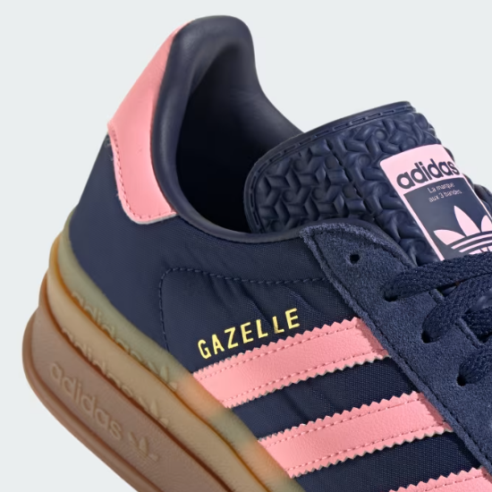 Adidas Women's Gazelle Bold 'Dark Blue/Pink Spark' - IG4390