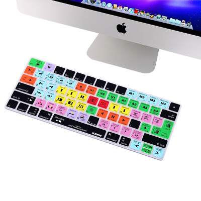 XSKN Avid Media Composer Shortcuts Keyboard Cover for Apple Magic